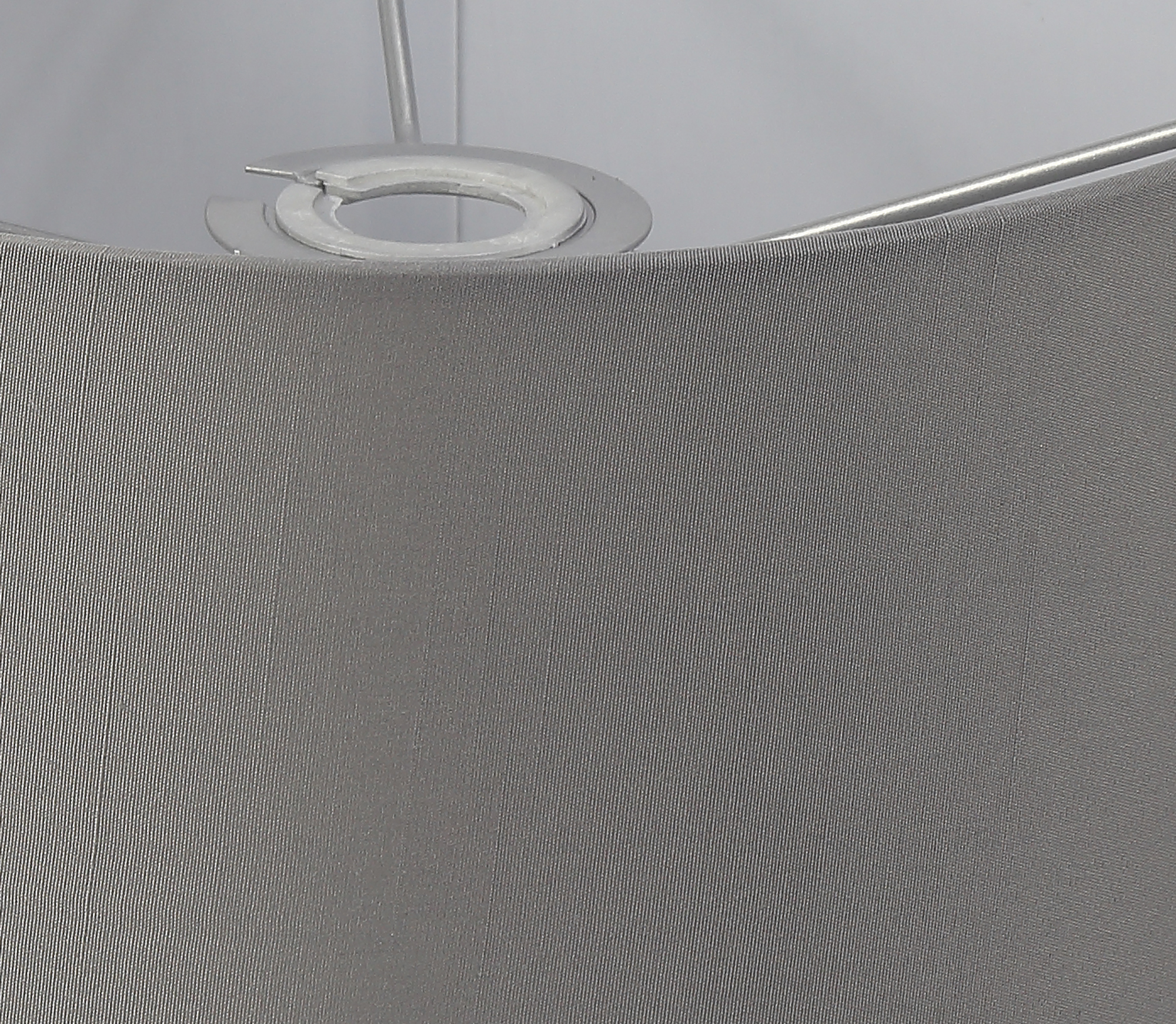 Baymont 30cm Shade 3 Light Pendant Antique Brass, Grey DK0576  Deco Baymont AB GR